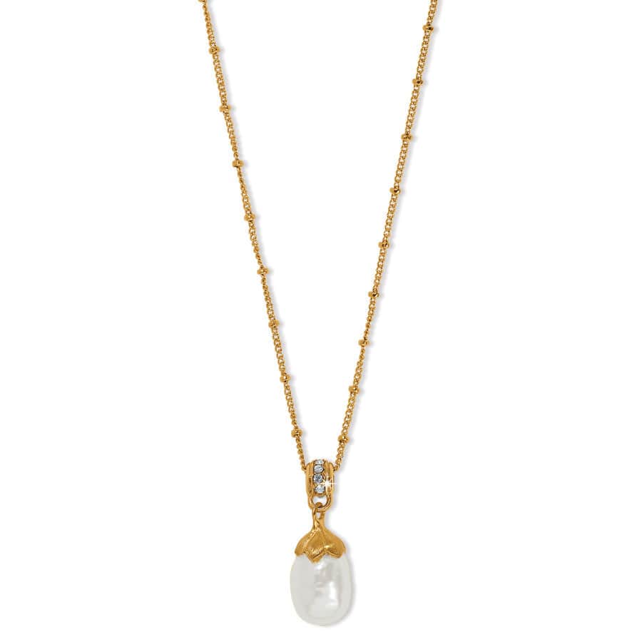 Everbloom Pearl Drop Necklace gold-pearl 1