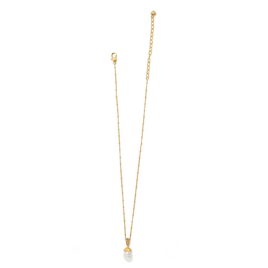 Everbloom Pearl Drop Necklace gold-pearl 7
