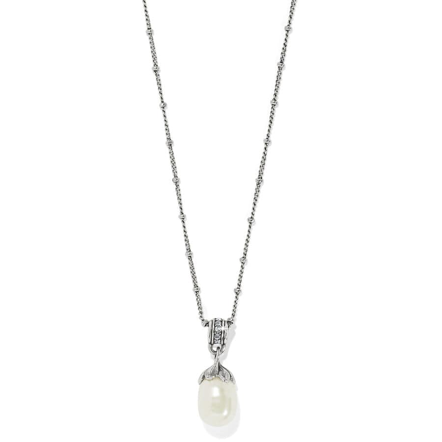 Everbloom Pearl Drop Necklace silver-pearl 2