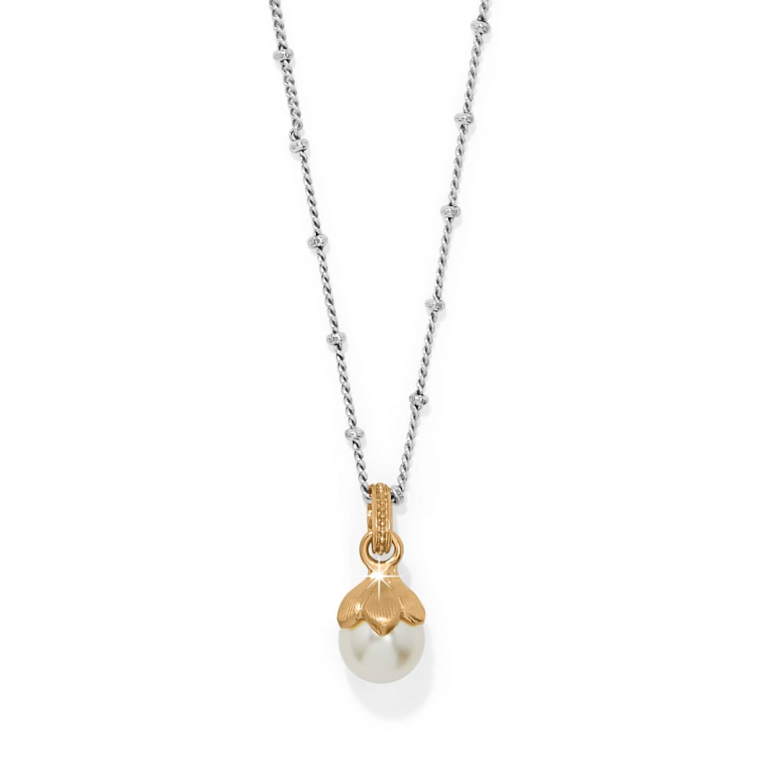 Everbloom Pearl Petite Necklace gold-pearl 1