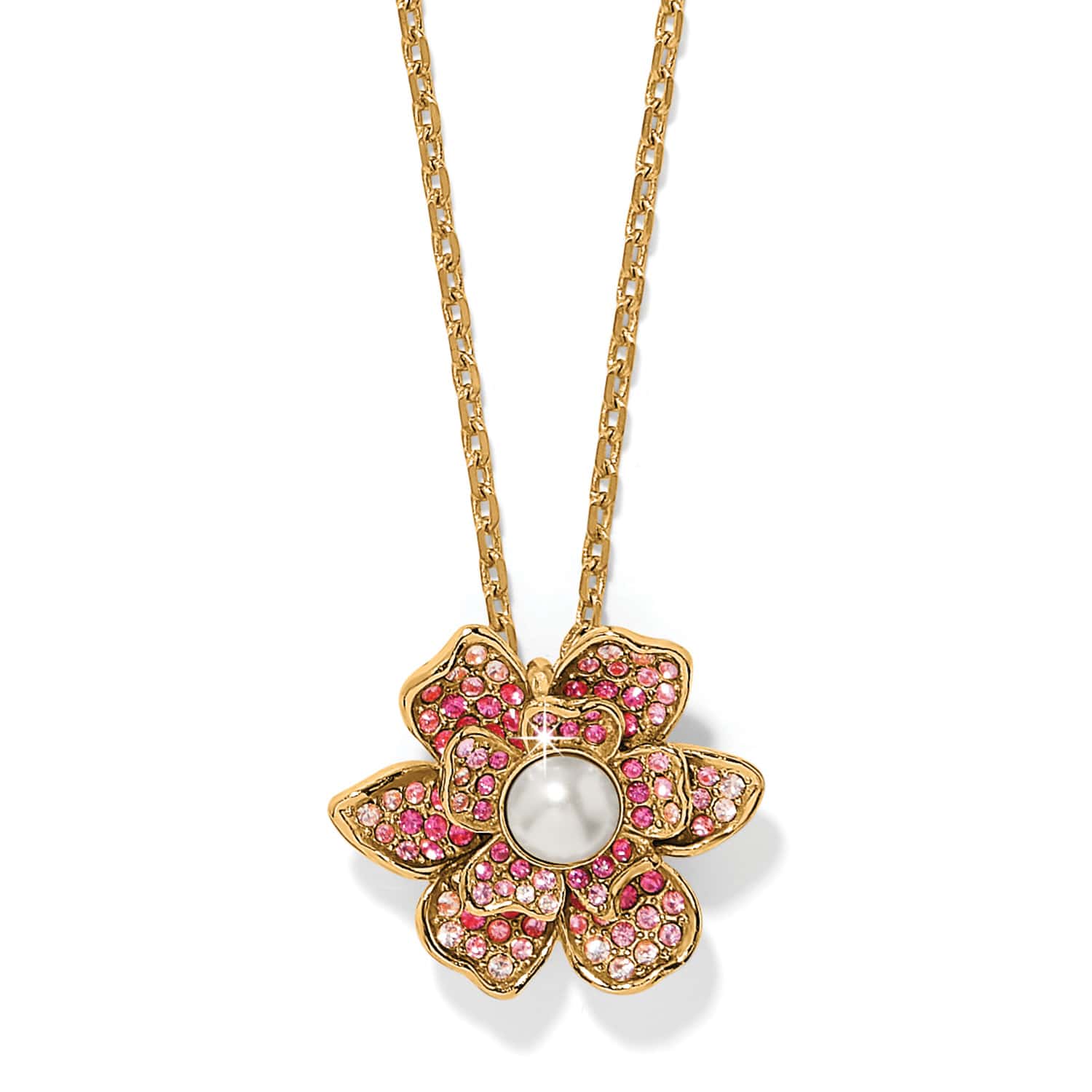 Everbloom Pearl Pink Necklace gold-pink 1