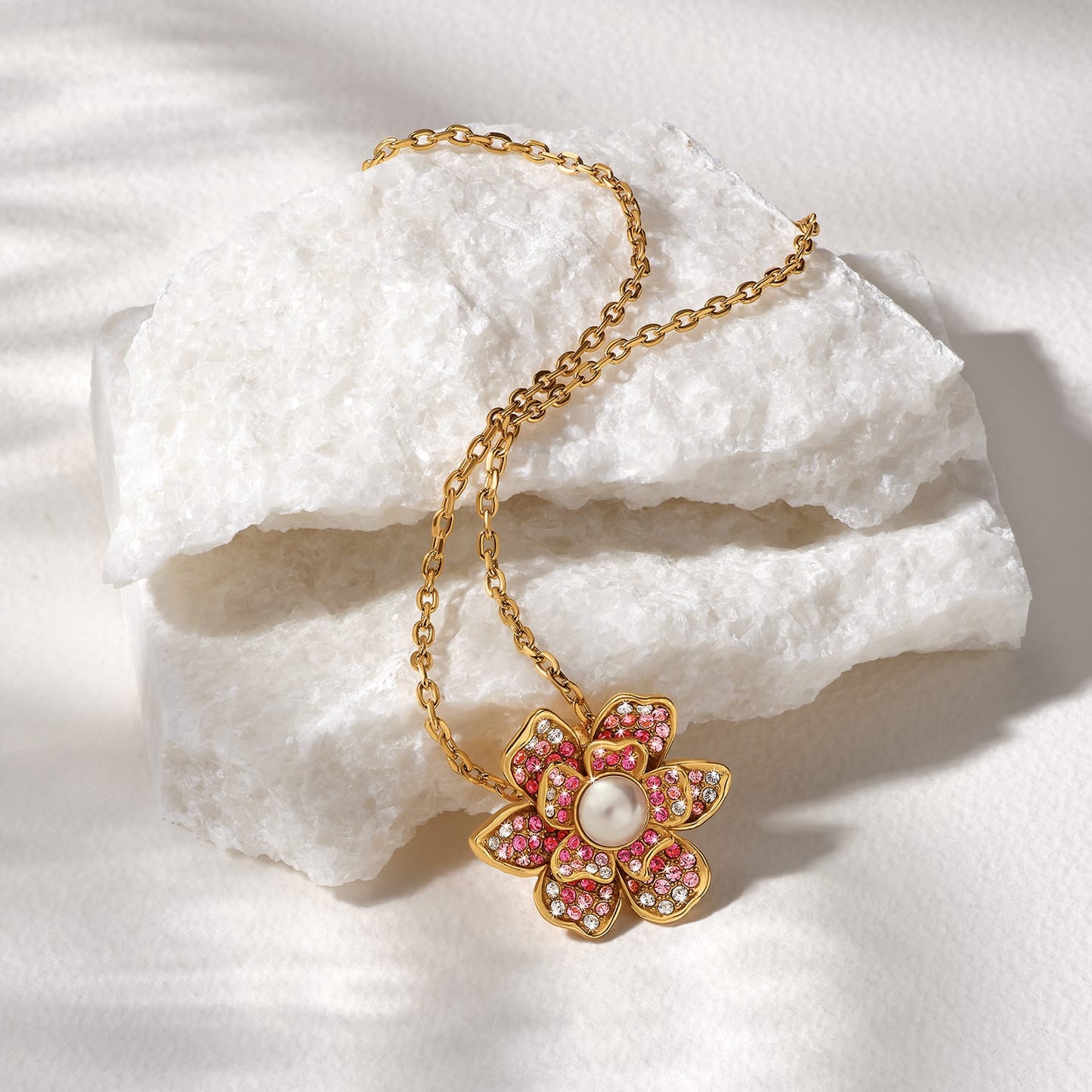 Everbloom Pearl Pink Necklace