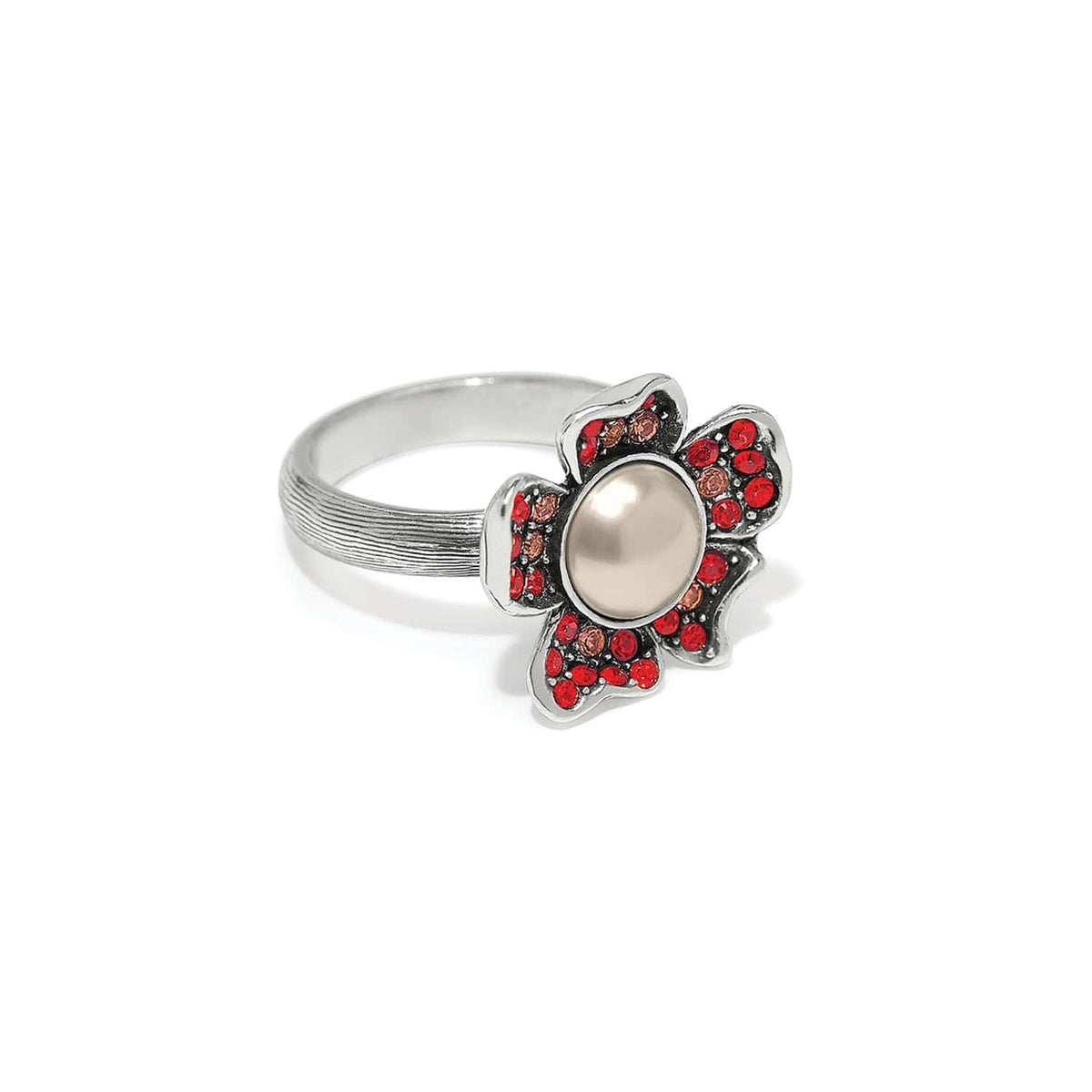 Everbloom Pearl Ruby Ring - Brighton