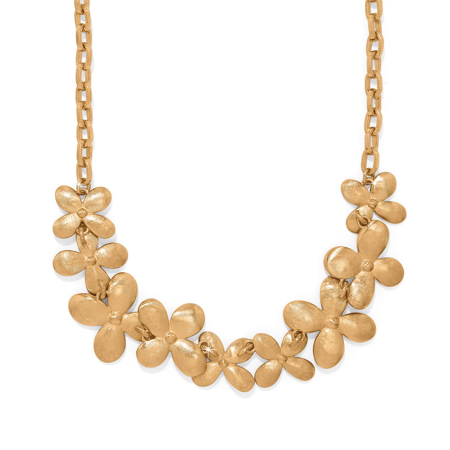 Everbloom Petal Pave Necklace gold 2