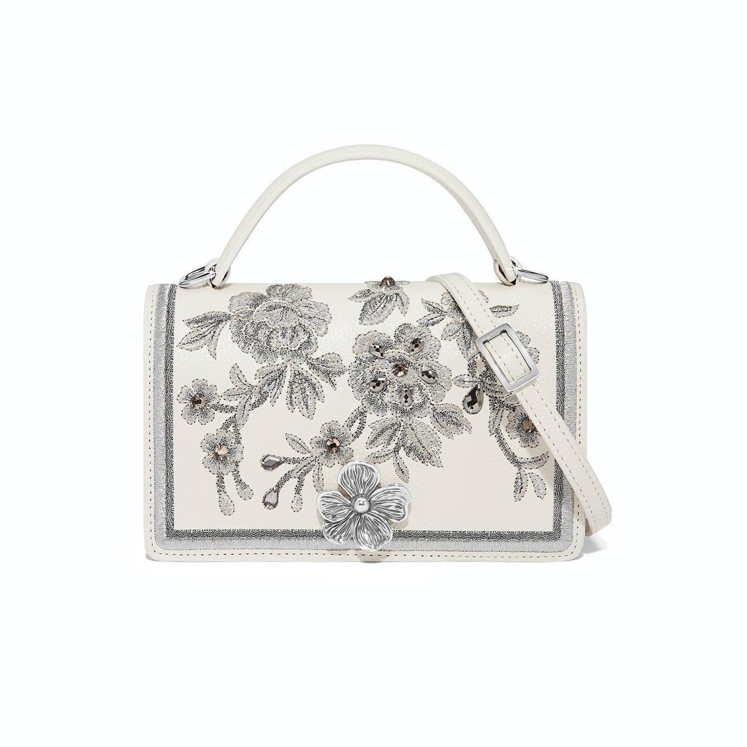 Everbloom Shimmer Nadia Mini Bag optic-white 1