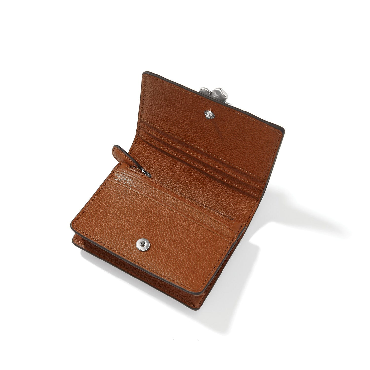 Everbloom Straw Small Wallet bourbon 2