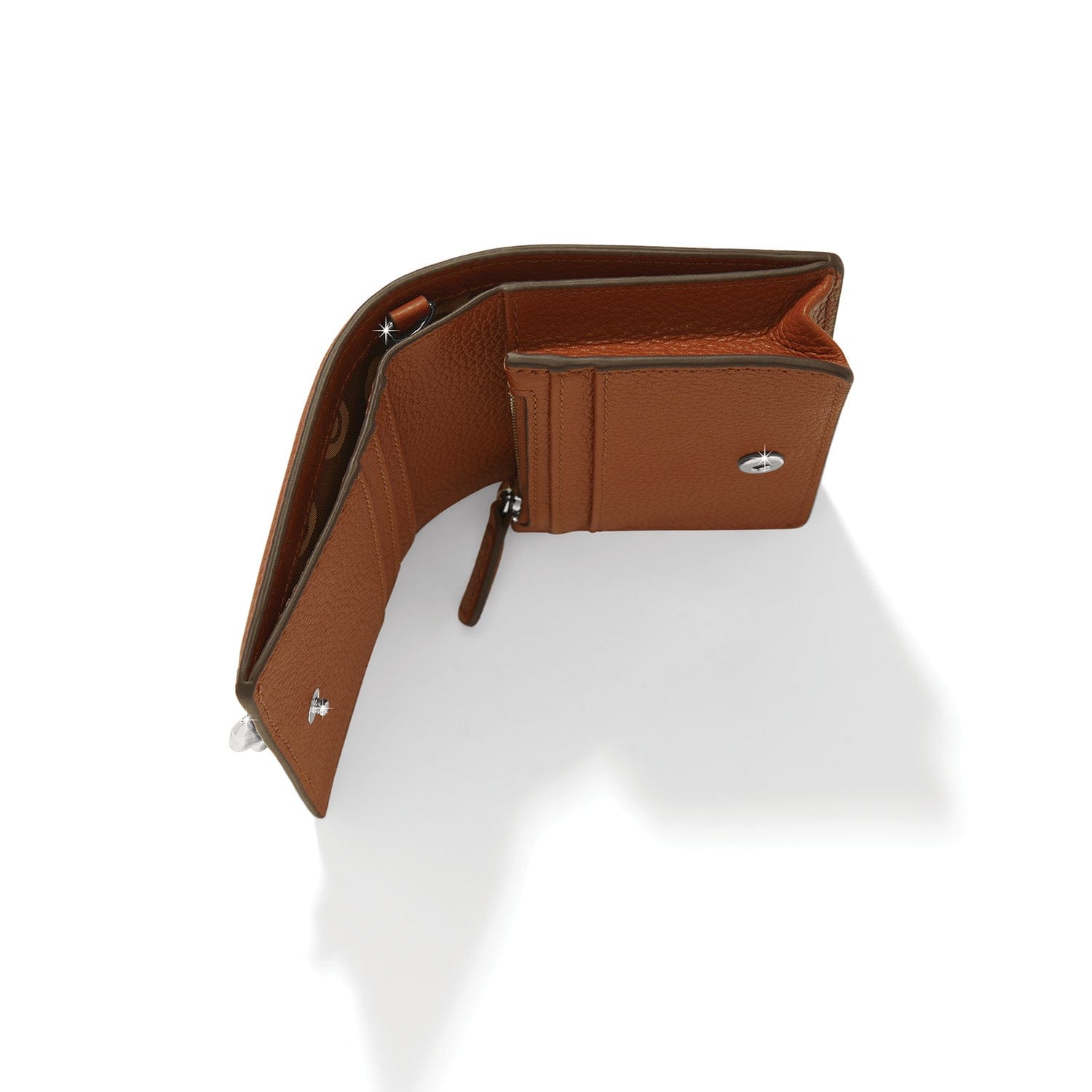 Everbloom Straw Small Wallet bourbon 3