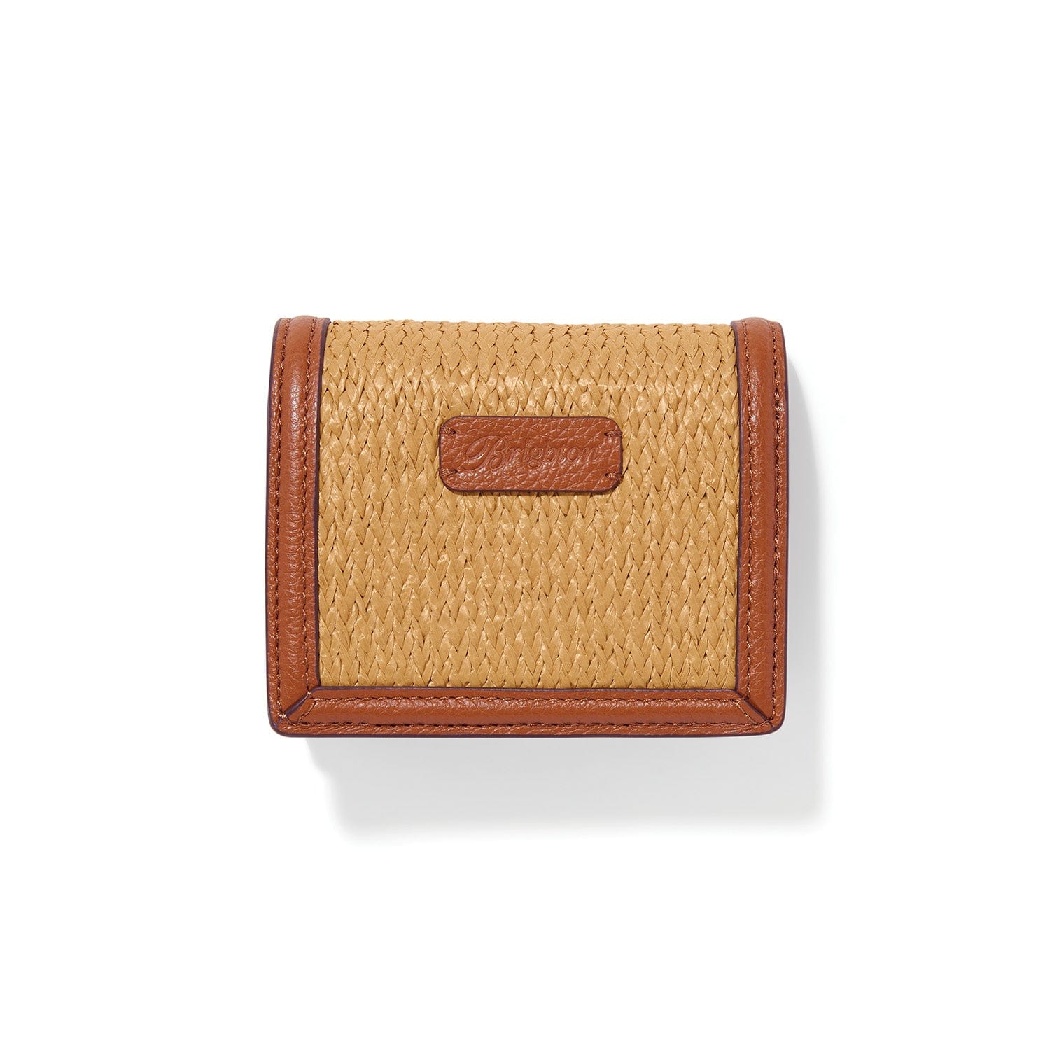 Everbloom Straw Small Wallet bourbon 4