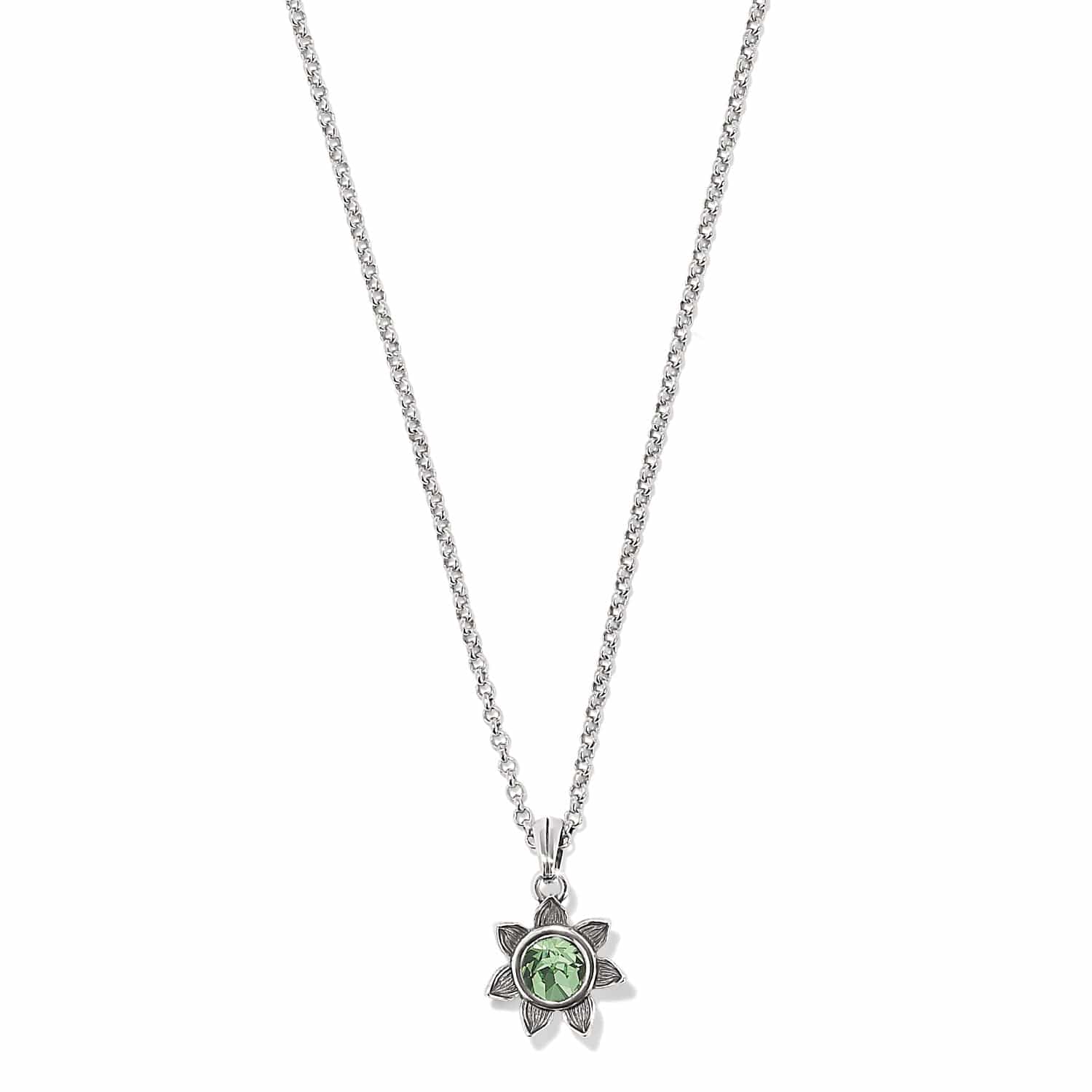 Everbloom Sunflower Necklace august-peridot 36
