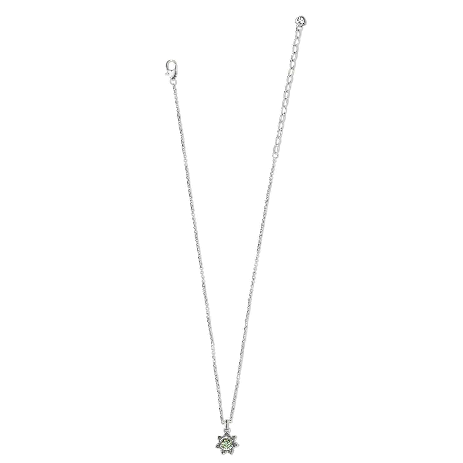 Everbloom Sunflower Necklace august-peridot 38