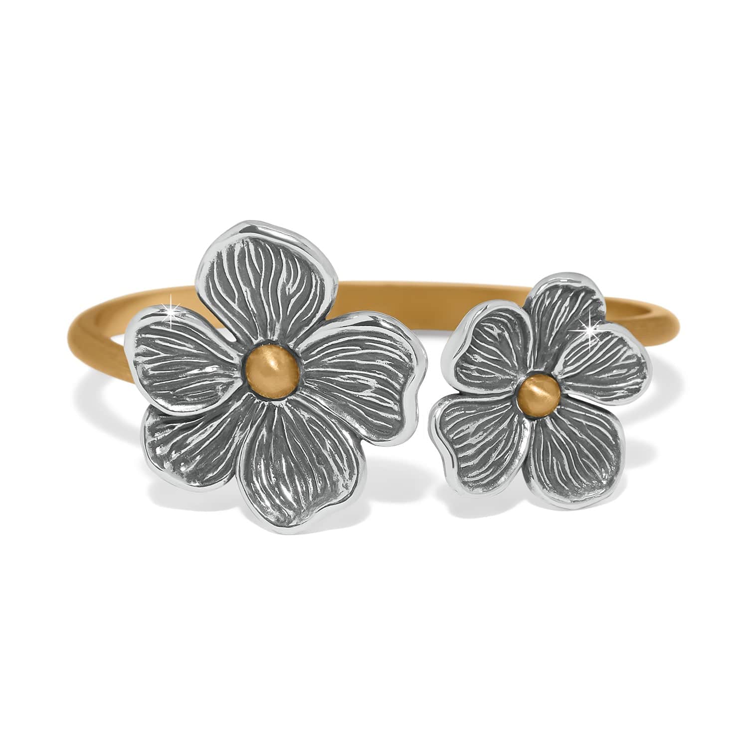 Everbloom Windflower Open Hinged Bangle - Brighton
