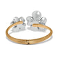 Everbloom Windflower Open Hinged Bangle