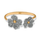 Everbloom Windflower Open Hinged Bangle