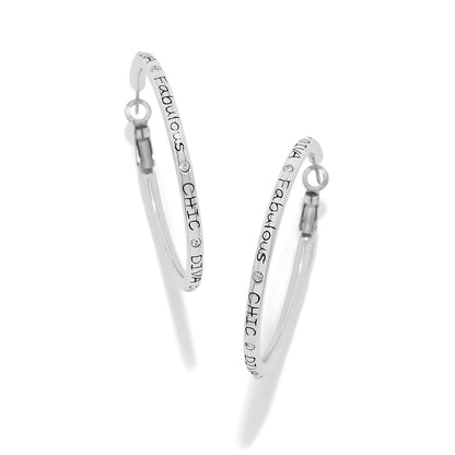 Fashionista Hoop Earrings