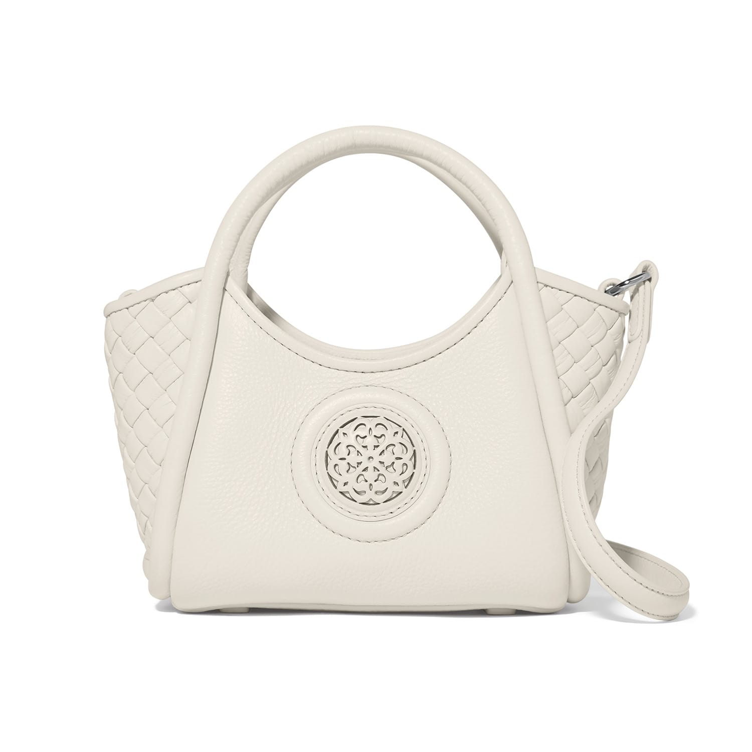 Felicia Small Satchel shoe-white 1