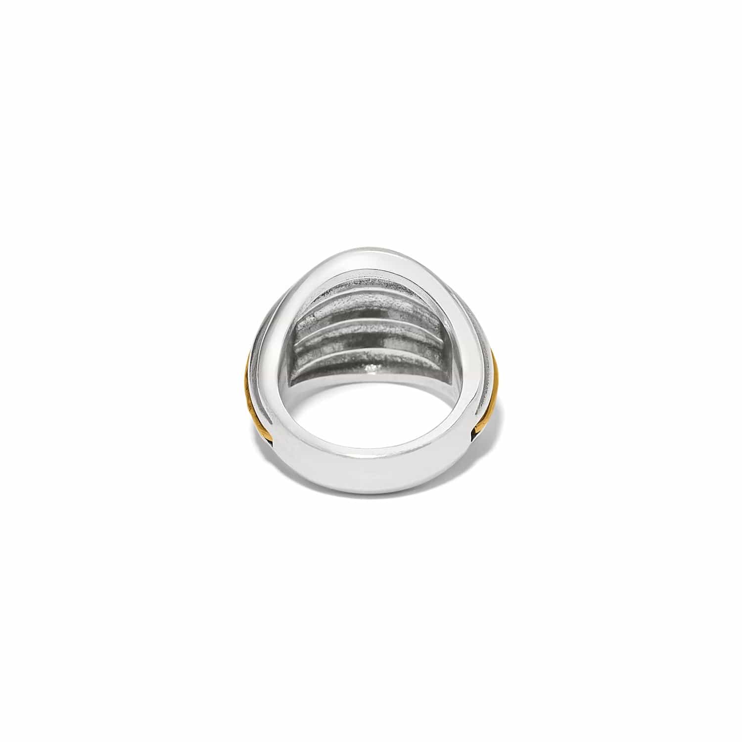 Ferrara Deco Ring silver-gold 2
