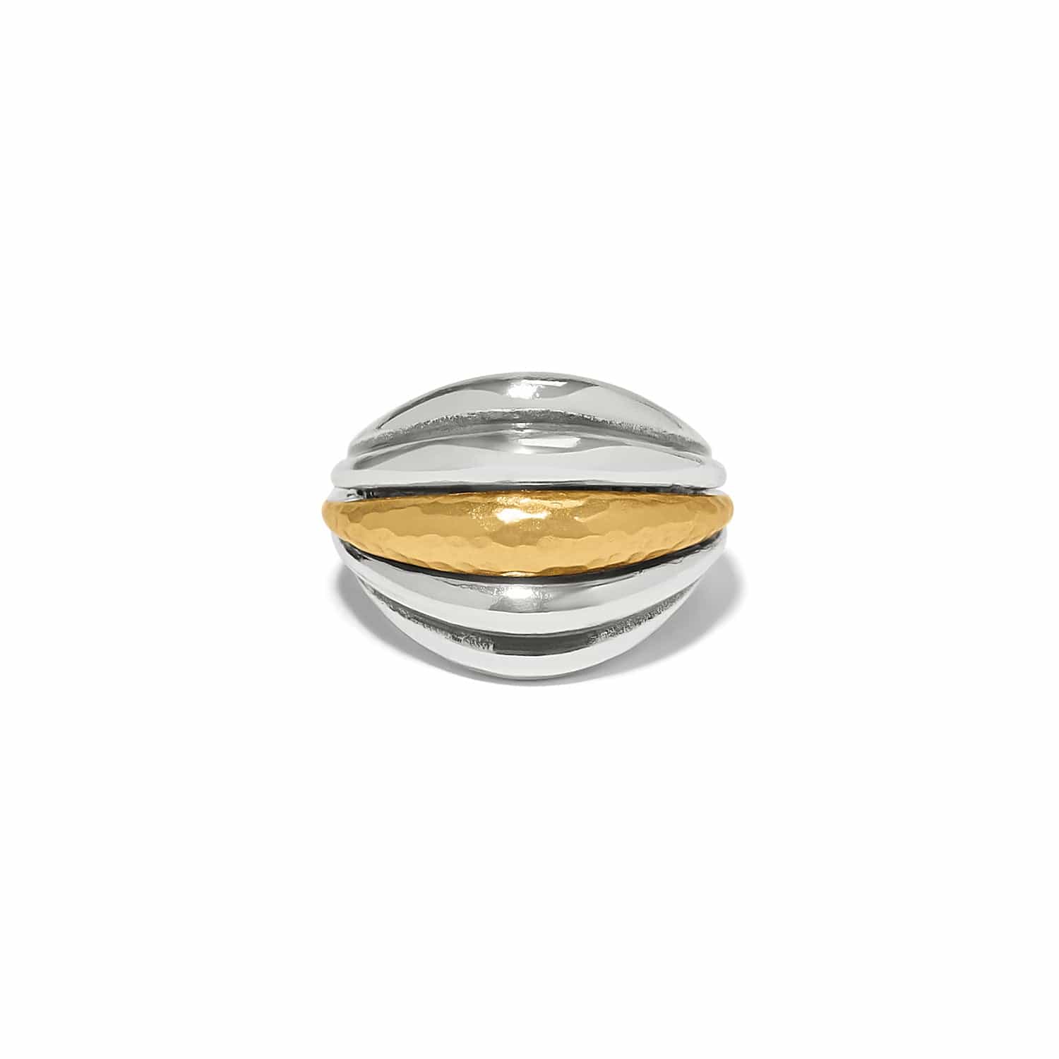 Ferrara Deco Ring silver-gold 3