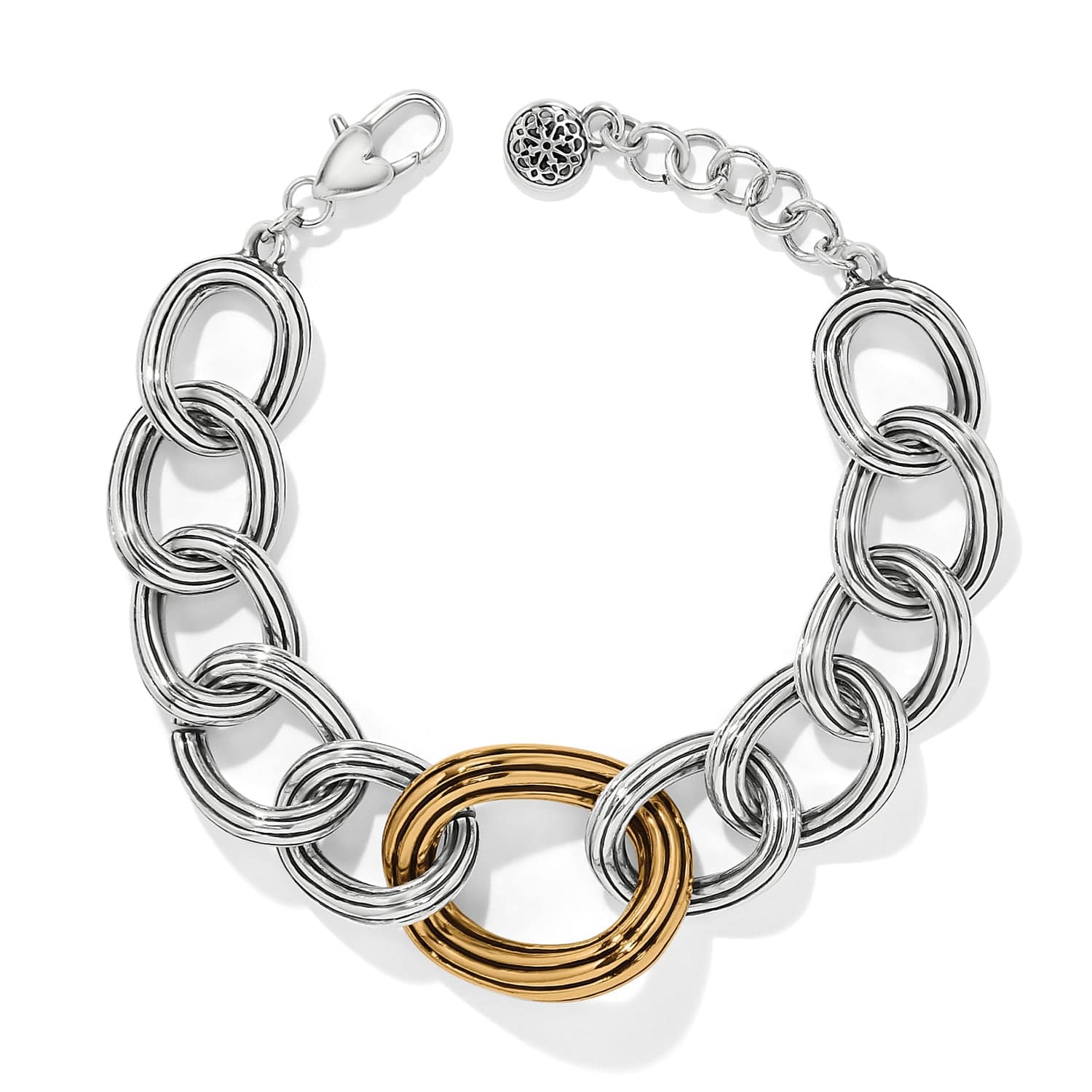 Ferrara Eterna Link Bracelet silver-gold 1