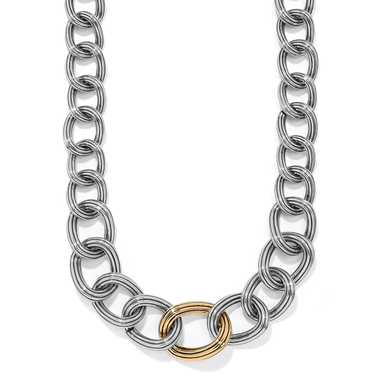 Ferrara Eterna Link Necklace silver-gold 1