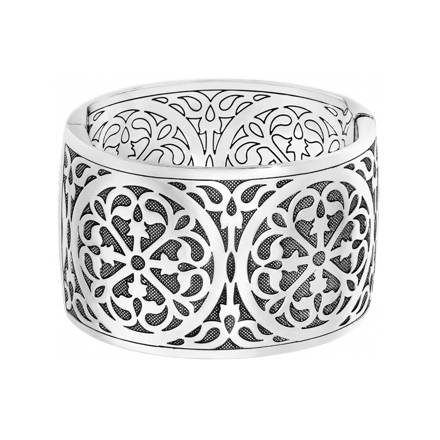Ferrara Hinged Bangle silver 1