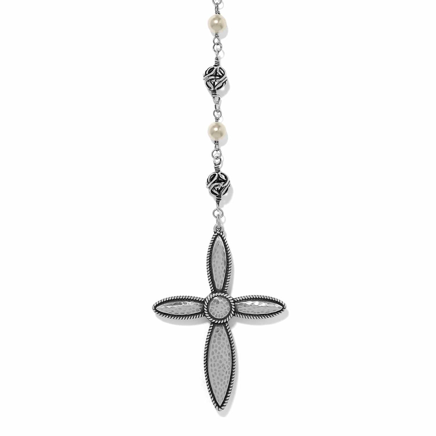 Ferrara Lacrima Rosary Necklace