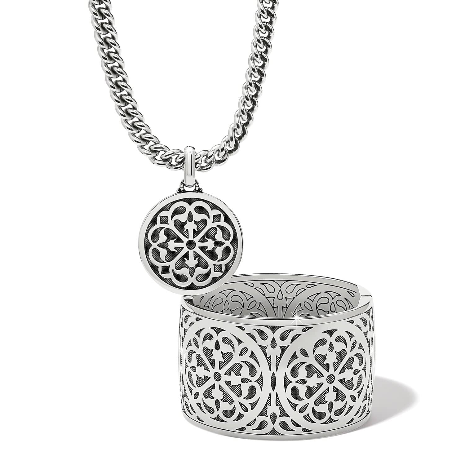 Ferrara Roma Pendant Necklace silver 3