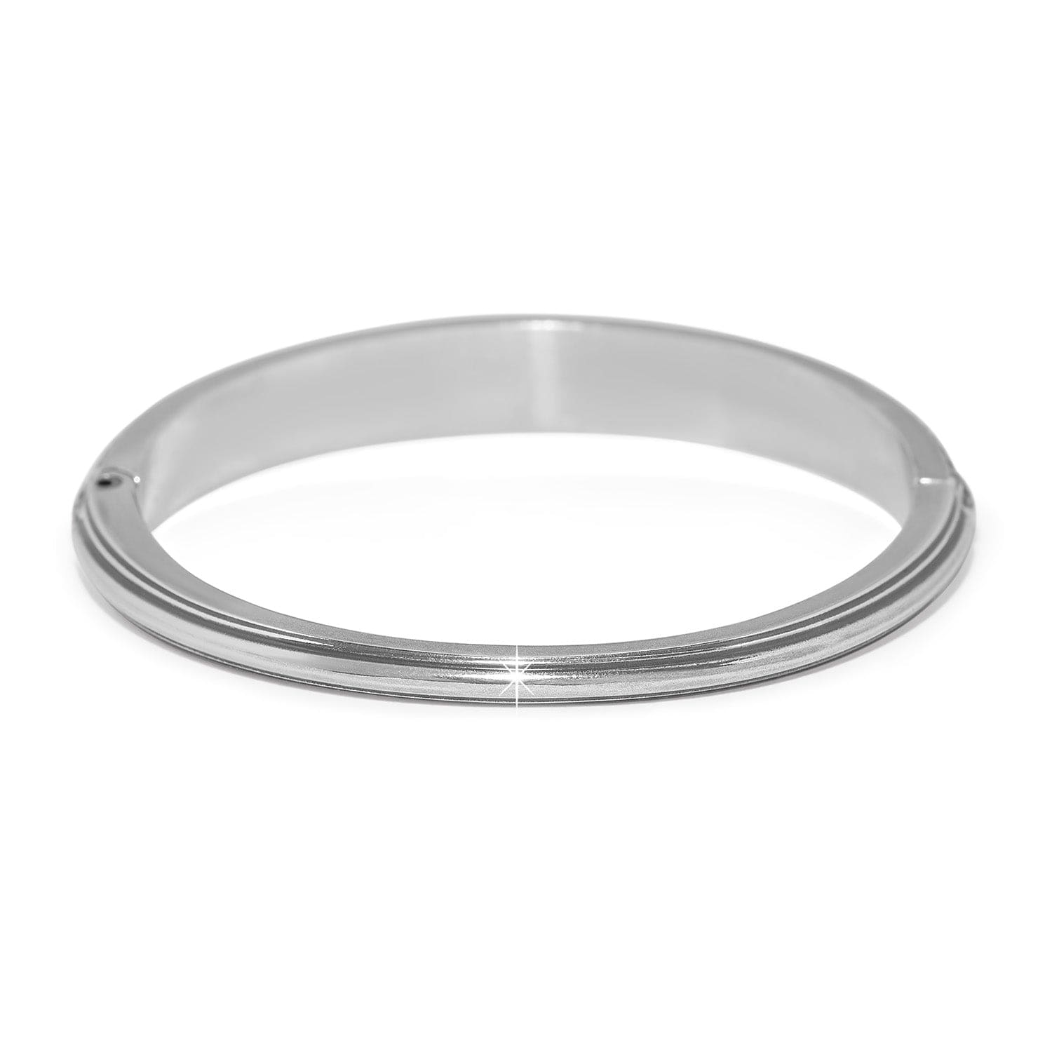 Ferrara Scala Hinged Bangle silver 3