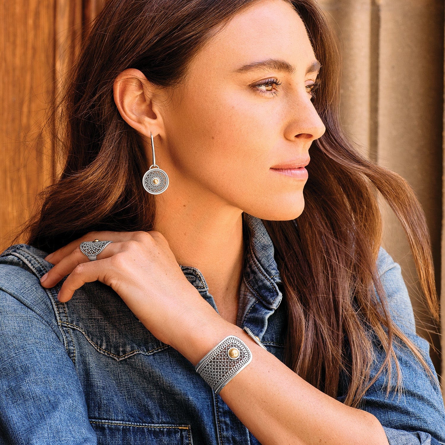 Ferrara Segreta Cuff Bracelet - Brighton