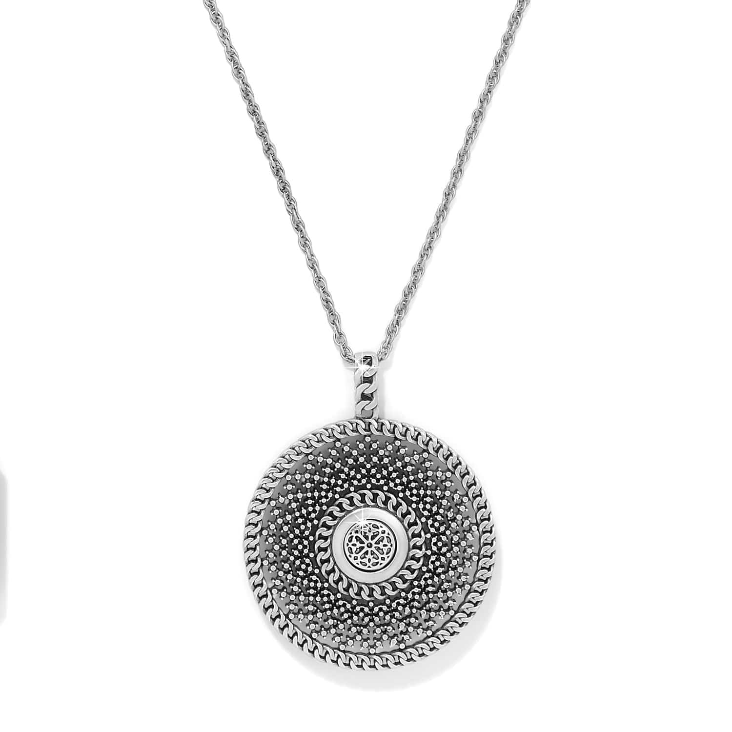 Ferrara Segreta Medallion Necklace silver-gold 2