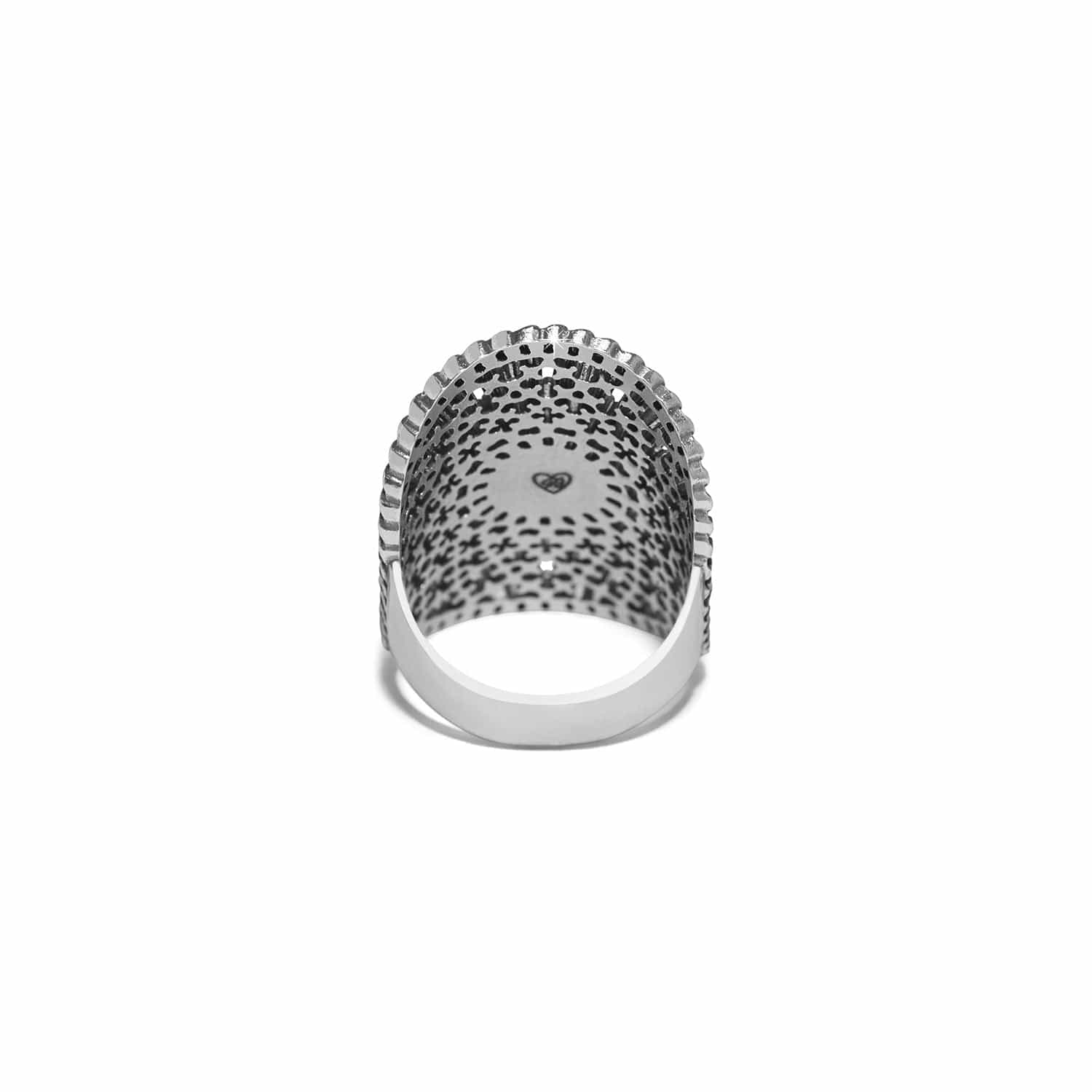 Ferrara Segreta Two Tone Round Ring silver-gold 2