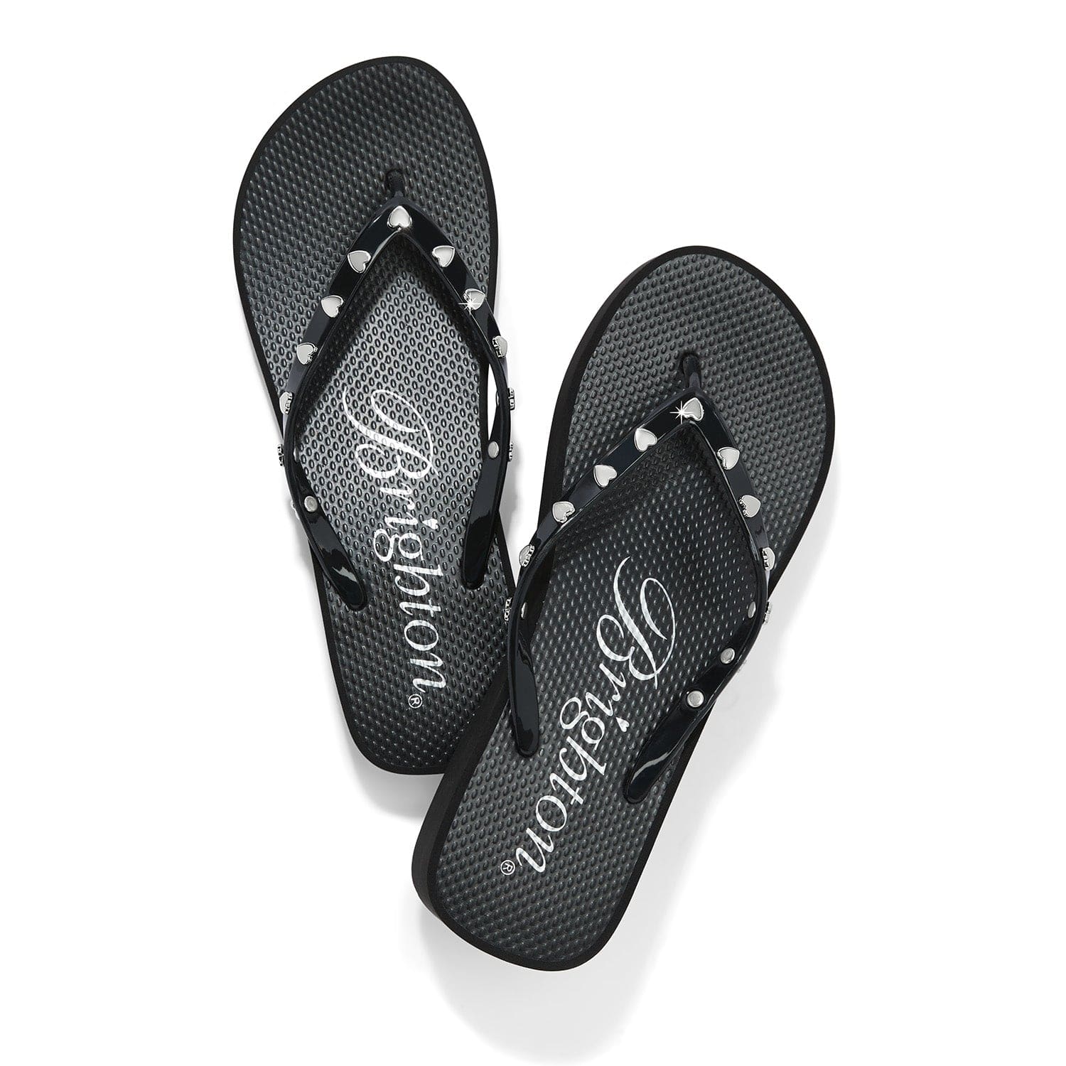 Flirty Platform Flip Flops black 1