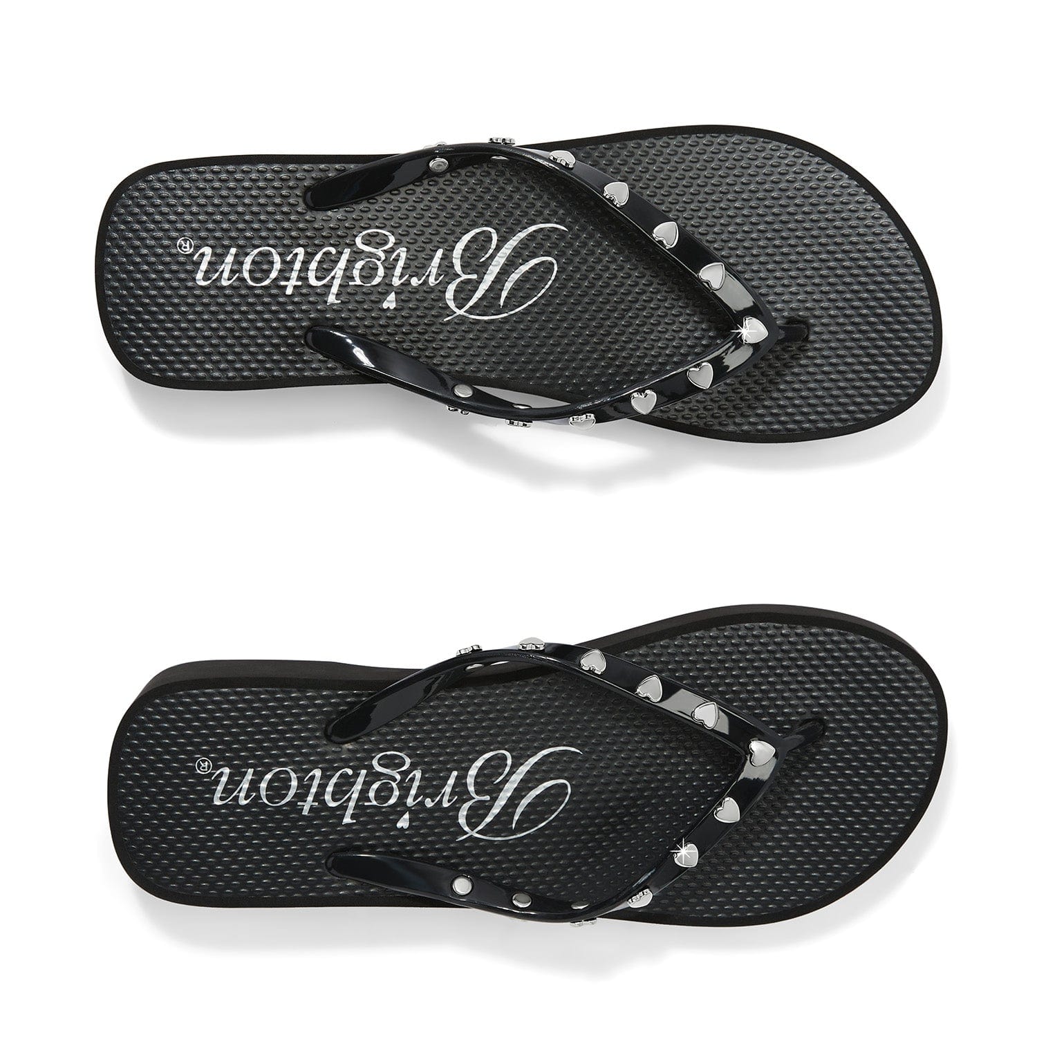 Flirty Platform Flip Flops black 3