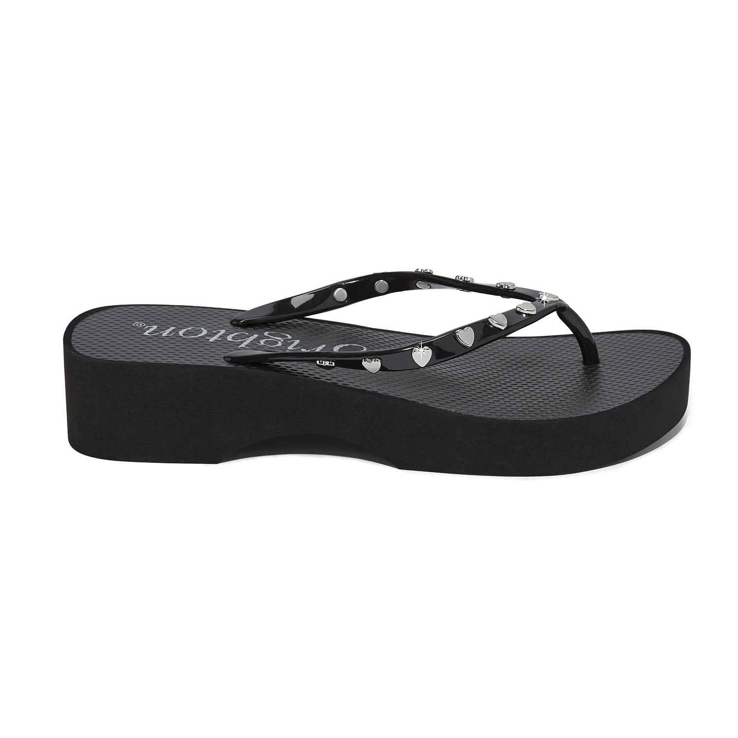 Flirty Platform Flip Flops black 4
