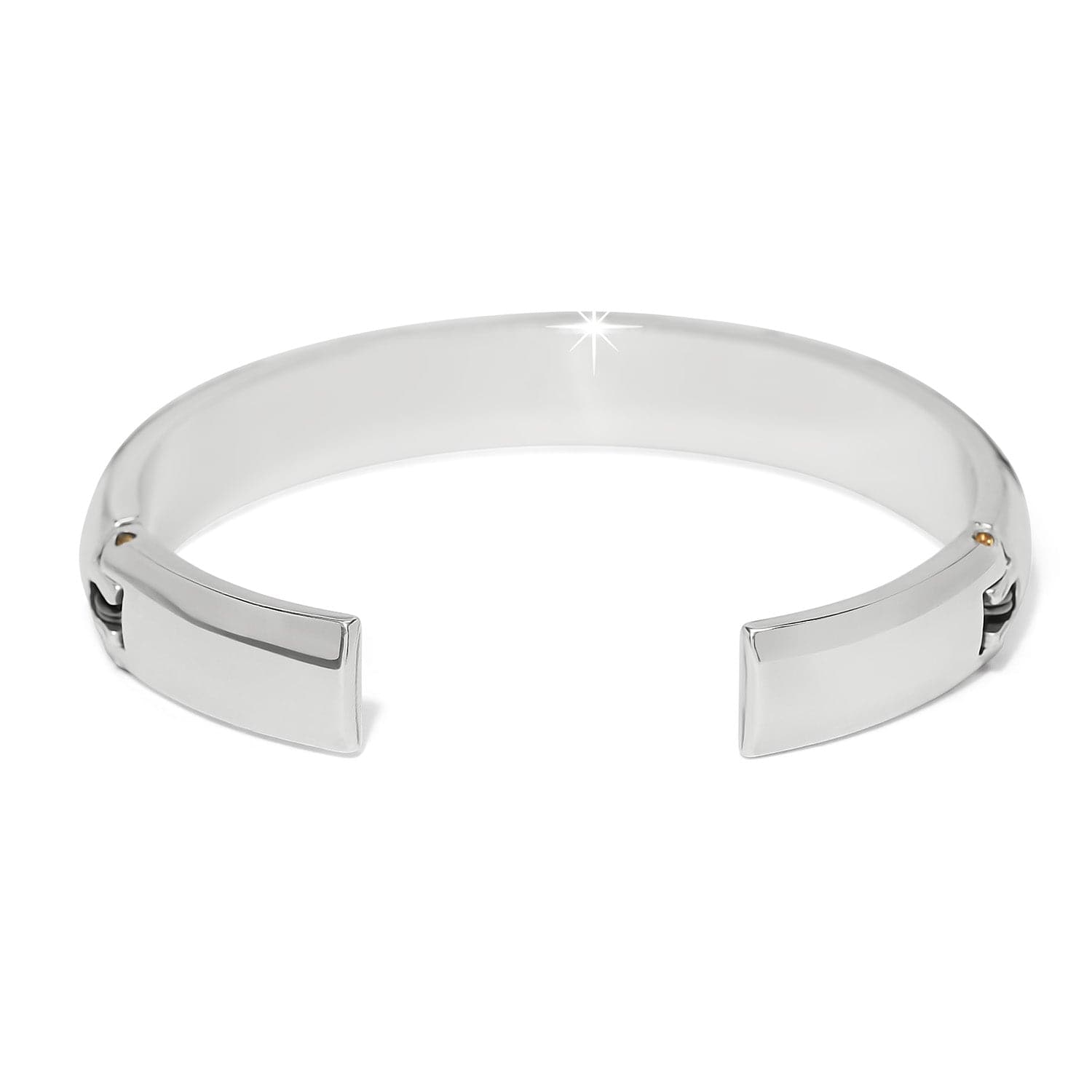 Flora Black Double Hinged Bangle Bracelet - Brighton