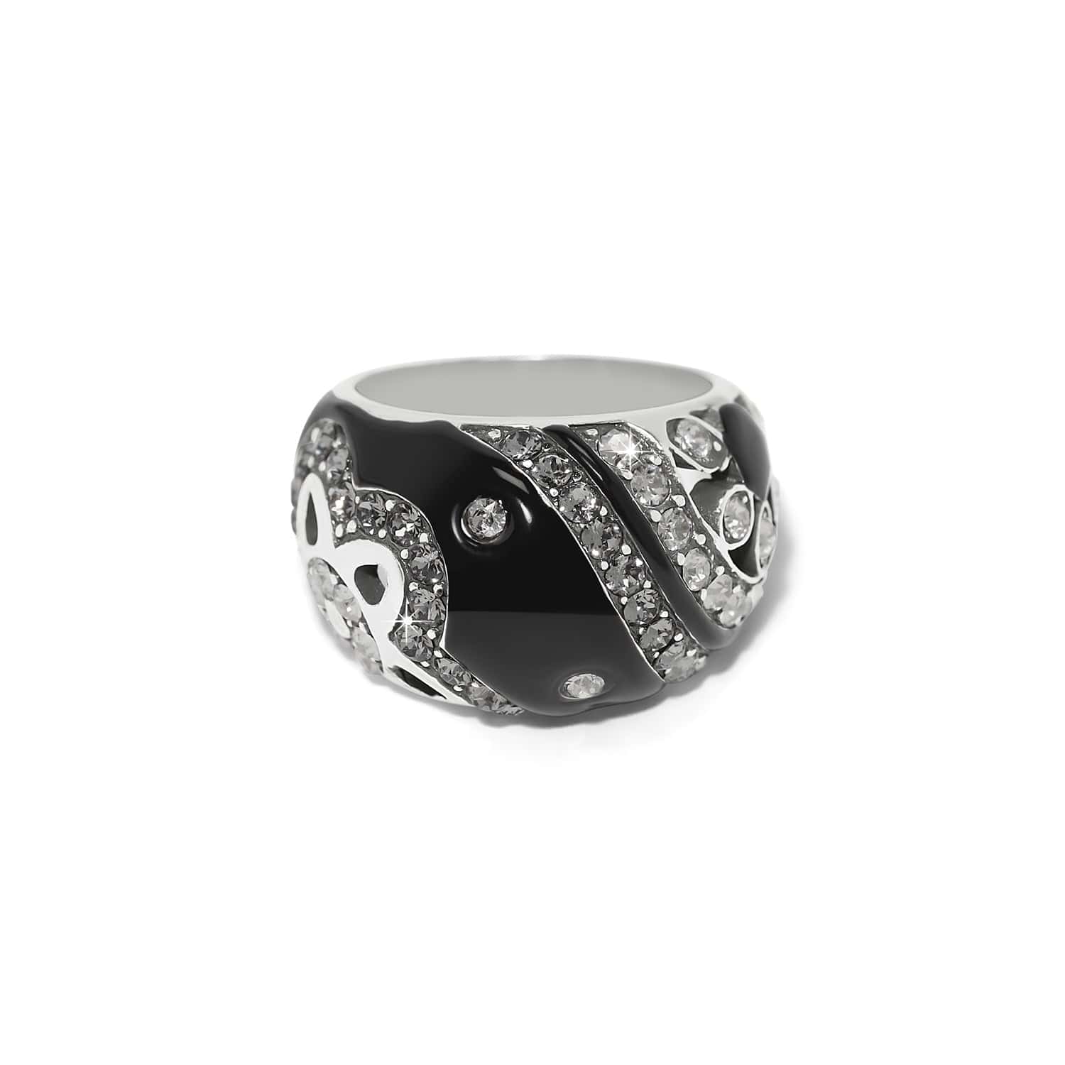 Flora Black Ring silver-black 1