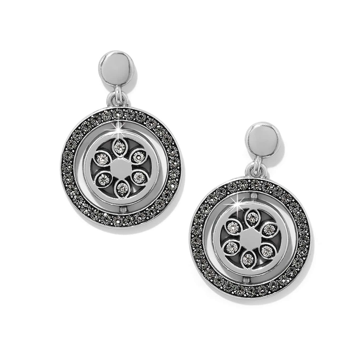 Flora Petite Post Drop Earrings silver 5