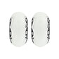 Brighton bead charms with white glass centers and silver-plated patterned edges shown side by side on a white background