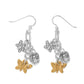 Forever Butterfly Charms French Wire Earrings