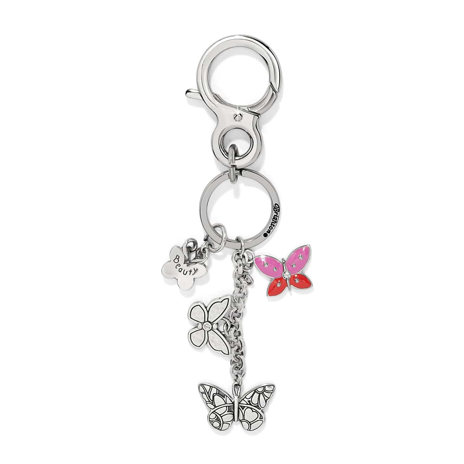 Forever Butterfly Handbag Fob silver-multi 2