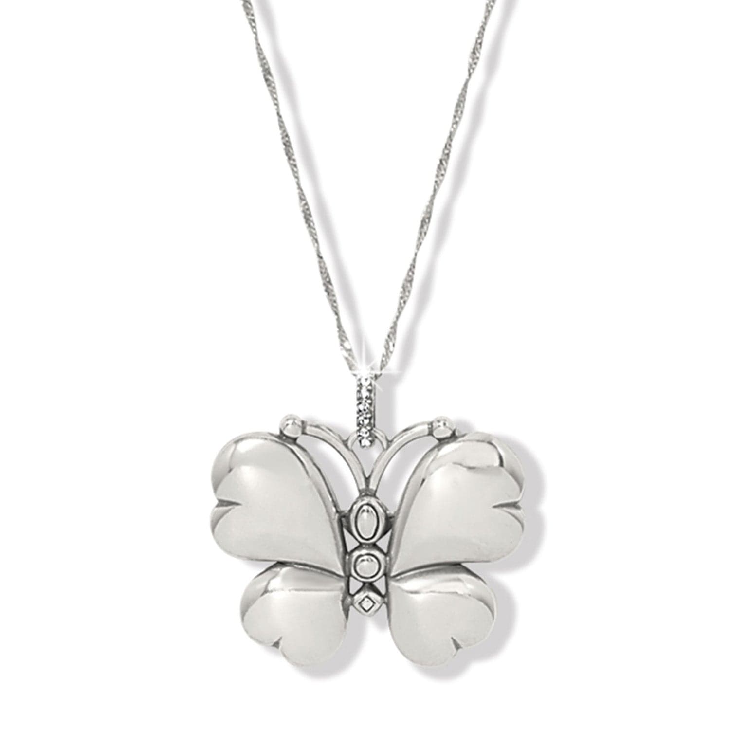 Gaia Butterfly Necklace silver 2