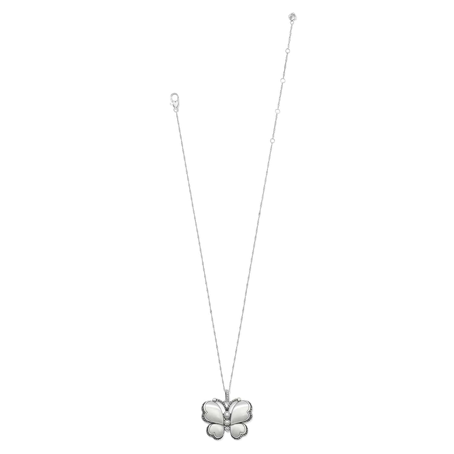 Gaia Butterfly Necklace silver 3