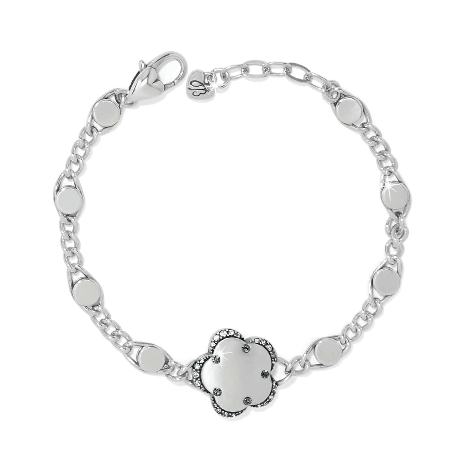 Gaia Flower Bracelet silver 1