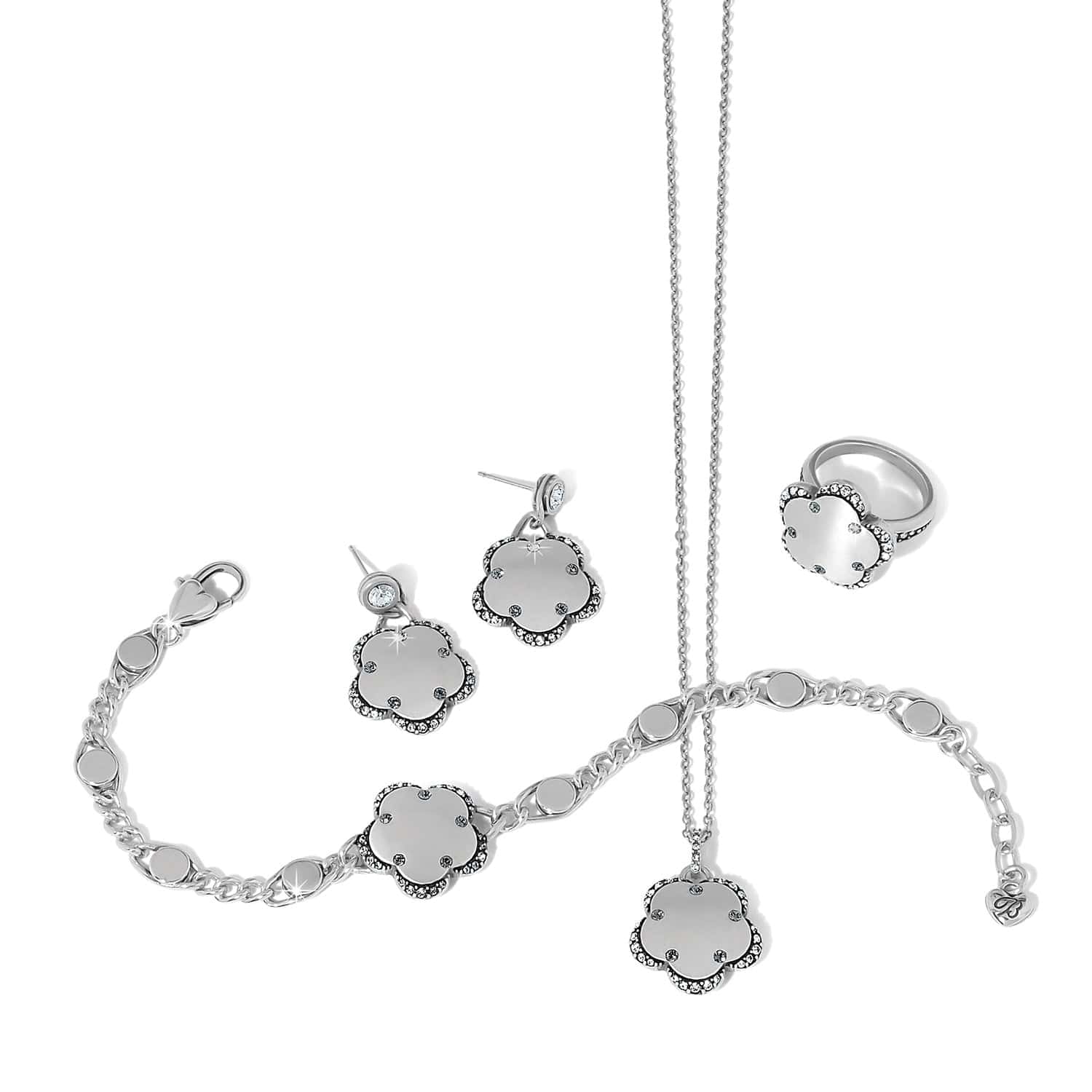 Gaia Flower Bracelet silver 3