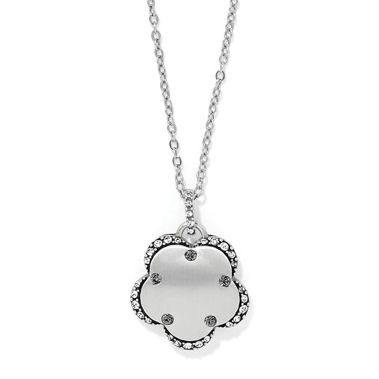 Gaia Flower Necklace silver 1