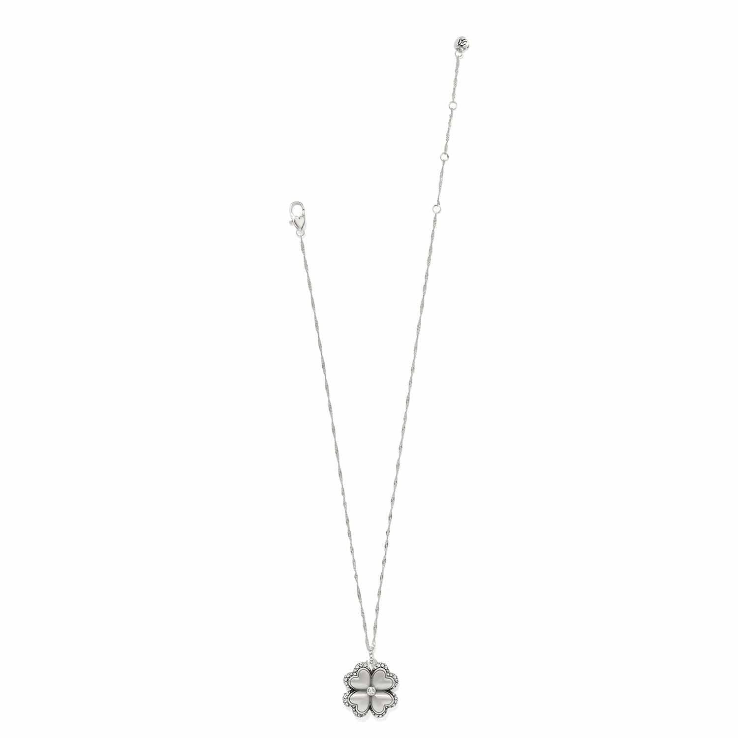 Gaia Four Leaf Clover Necklace silver 3