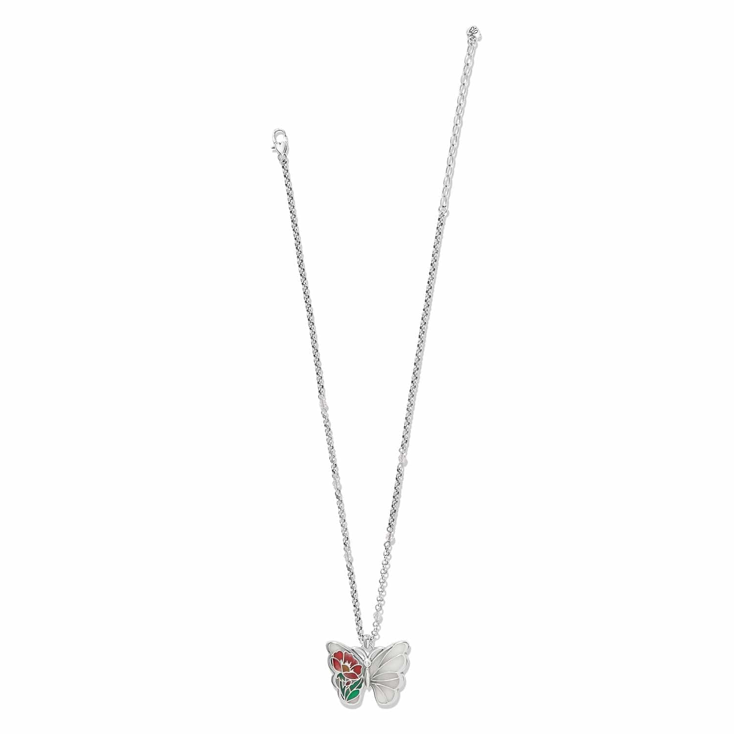 Garden Of Light Butterfly Necklace silver-multi 3