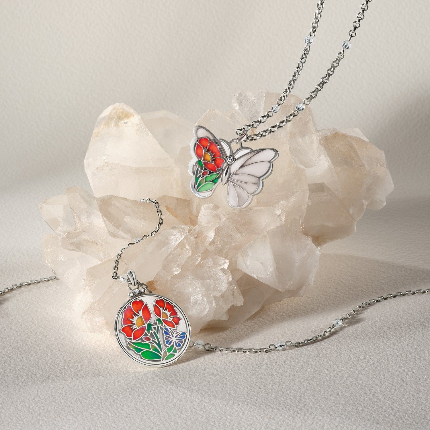 Garden Of Light Round Necklace silver-multi 4