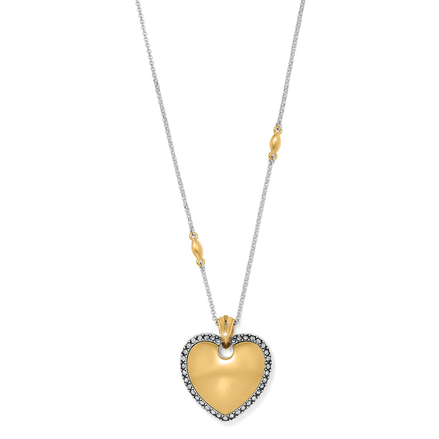 Garden Of Love Heart Convertible Necklace - Brighton