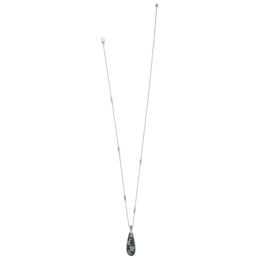 Garden Of Love Teardrop Necklace silver-blue 5