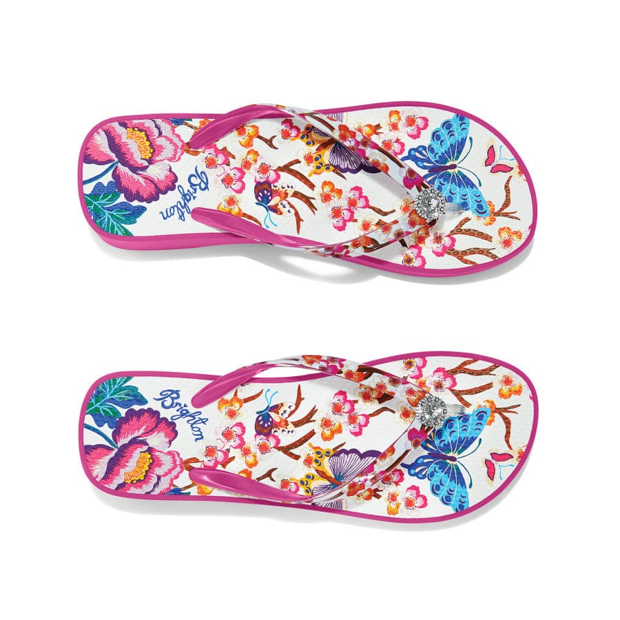 Geisha Platform Flip Flops pink 3